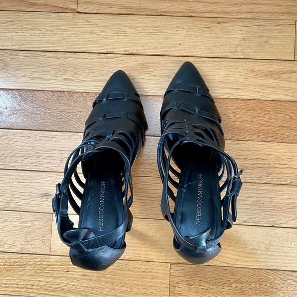 Rebecca Minkoff Randi Leather Pointed-Toe Pumps 8 - Picture 5 of 9
